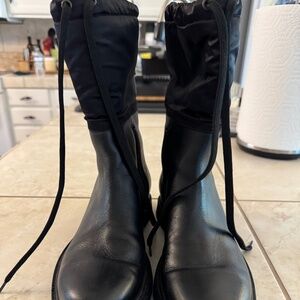 Aquatalia Black Waterproof Snow Boots